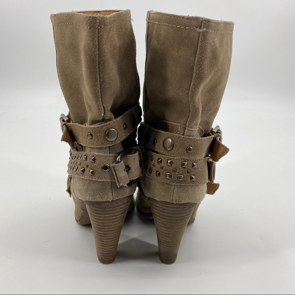 Franco Fortini Cole Italian suede moto boot 9 - Picture 4 of 9